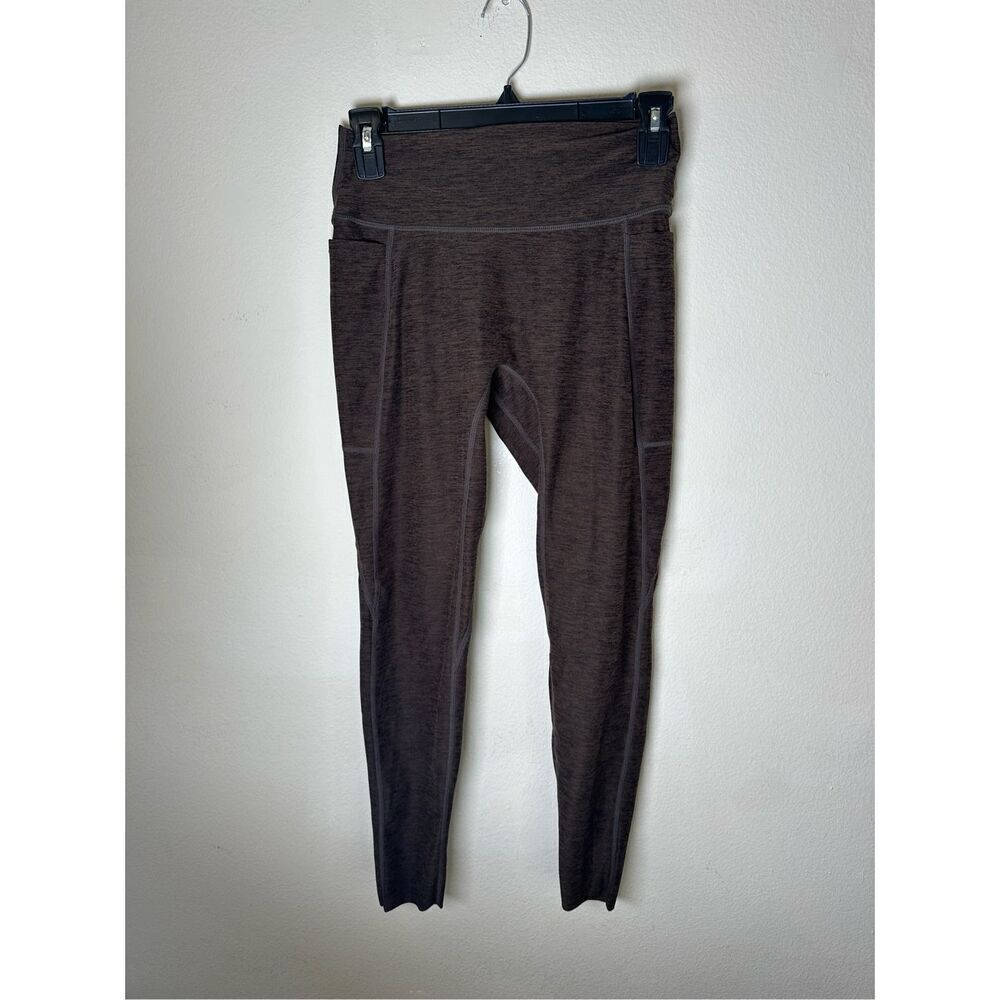 Curves n CombatBoots Heathered brown leggings sz medium